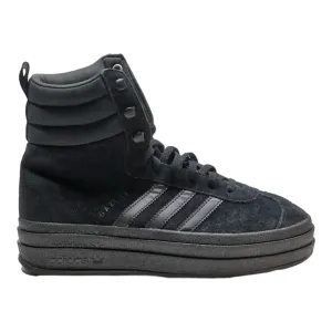 ADIDAS Gazelle 2023 Platform Trainers Black Suede Womens UK 6