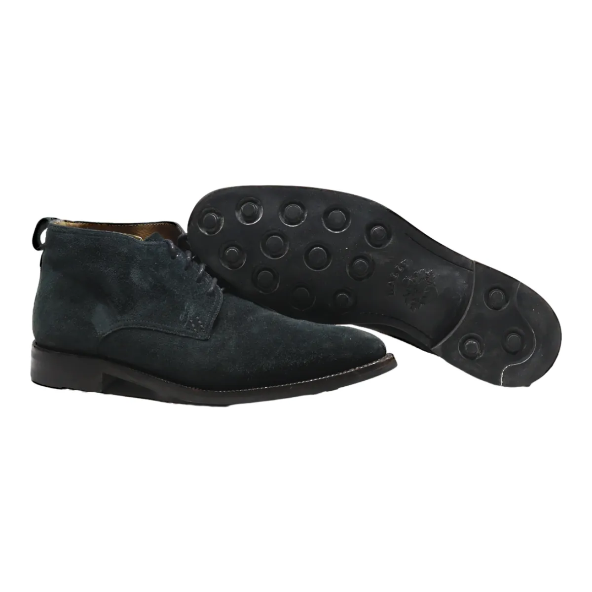 BALLY Desert Boots Black Suede Mens UK 7.5