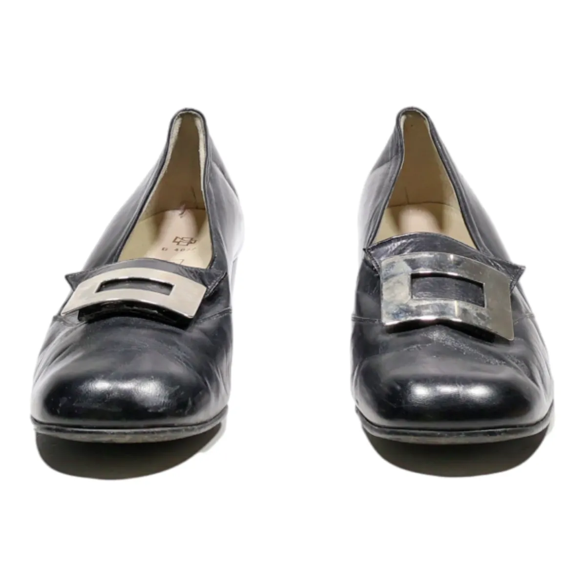 BALLY Loafer Shoes Black Synthetic Womens UK 4.5
