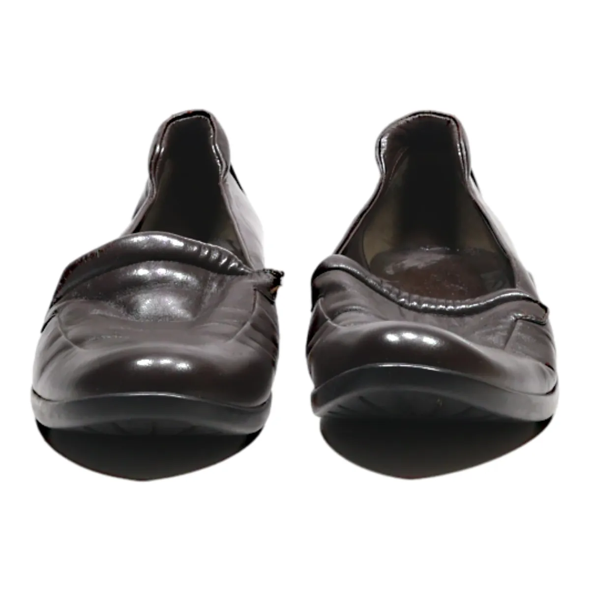 BALLY Loafer Shoes Brown Leather Mens UK 7.5