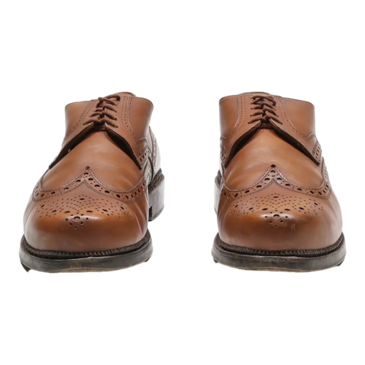 Brogue Shoes Brown Leather Mens UK 6
