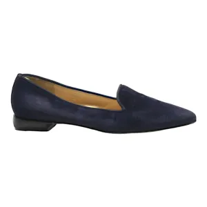 BRUNATE Loafer Shoes Blue Suede Womens UK 5.5
