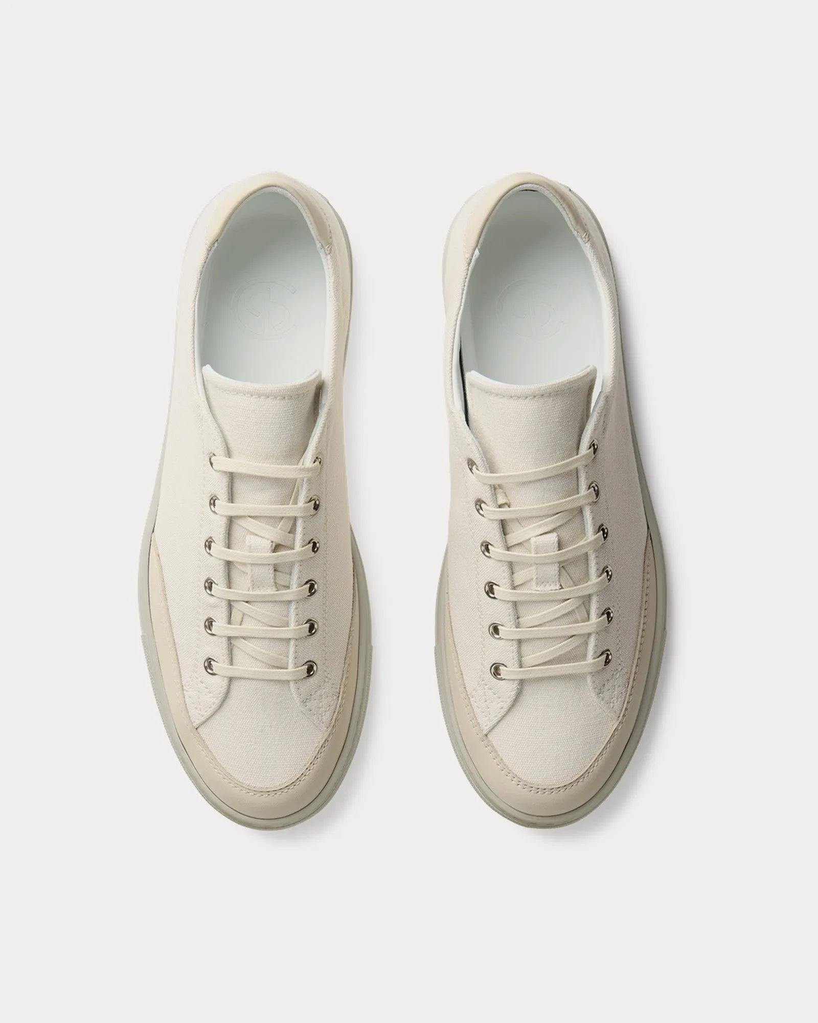 Bumper Canvas Off White Low Top Sneakers