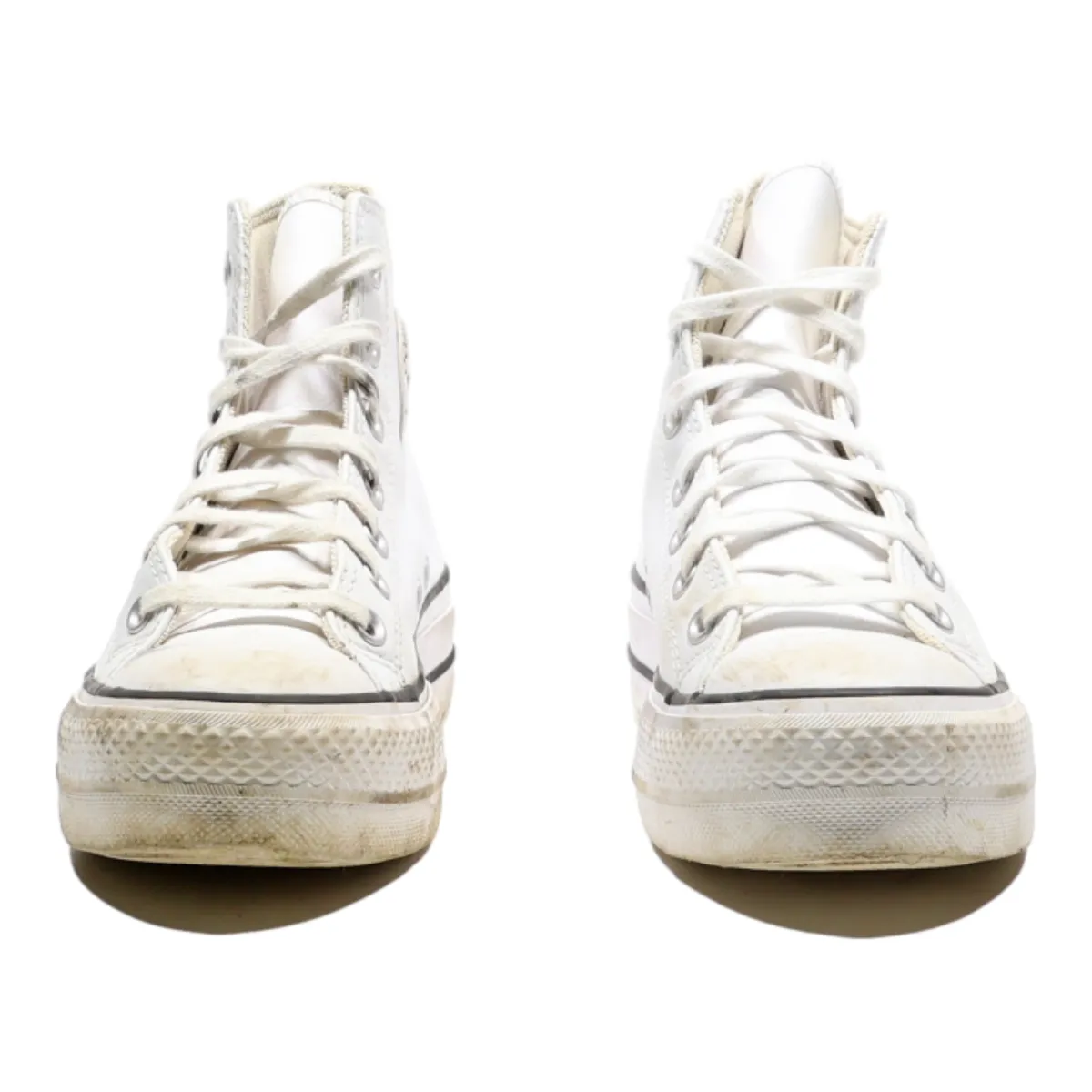 CONVERSE Chuck Taylor All Star 2018 High Top Trainers White Leather Womens UK 6