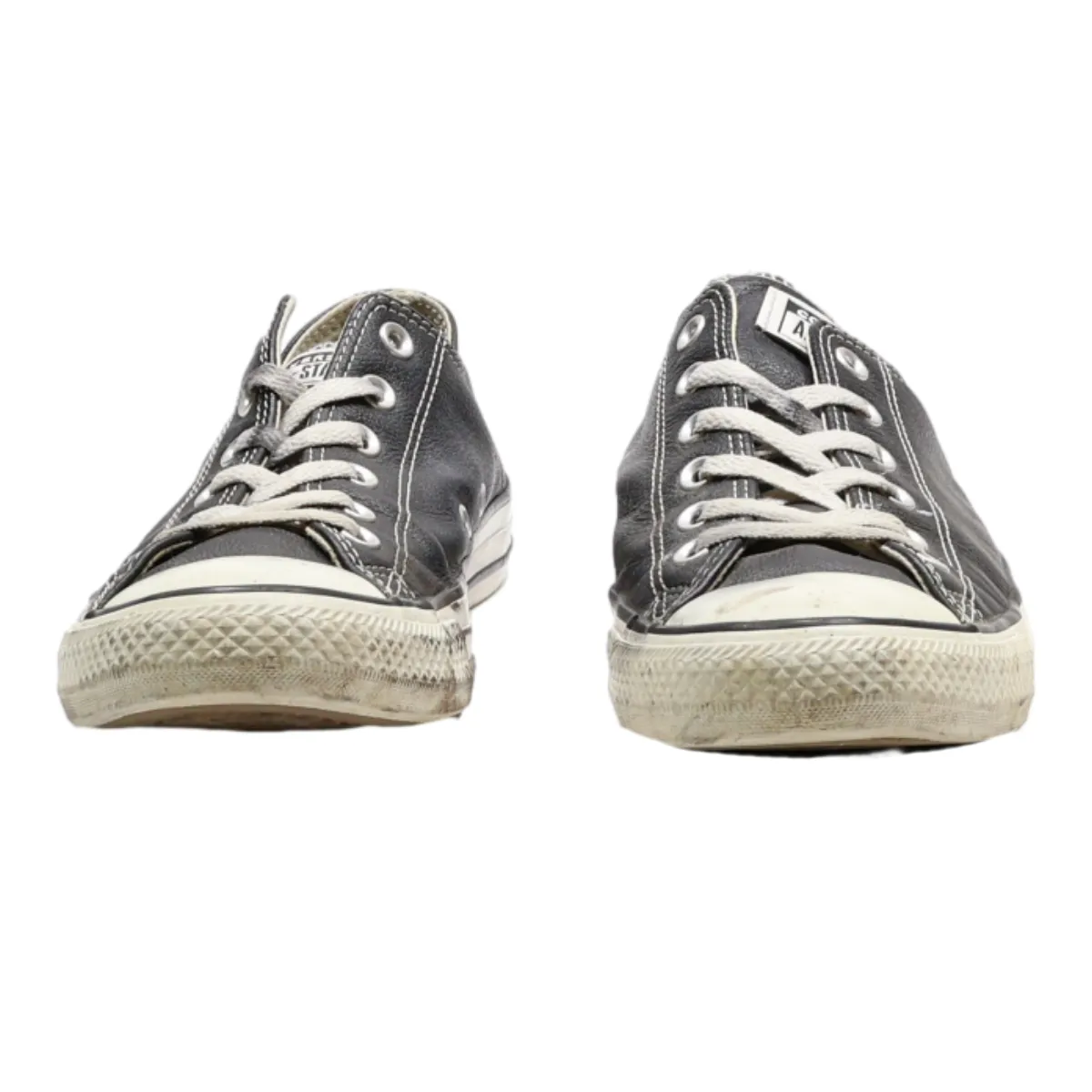 CONVERSE Chuck Taylor All Star Low Top Trainers Black Leather Womens UK 8