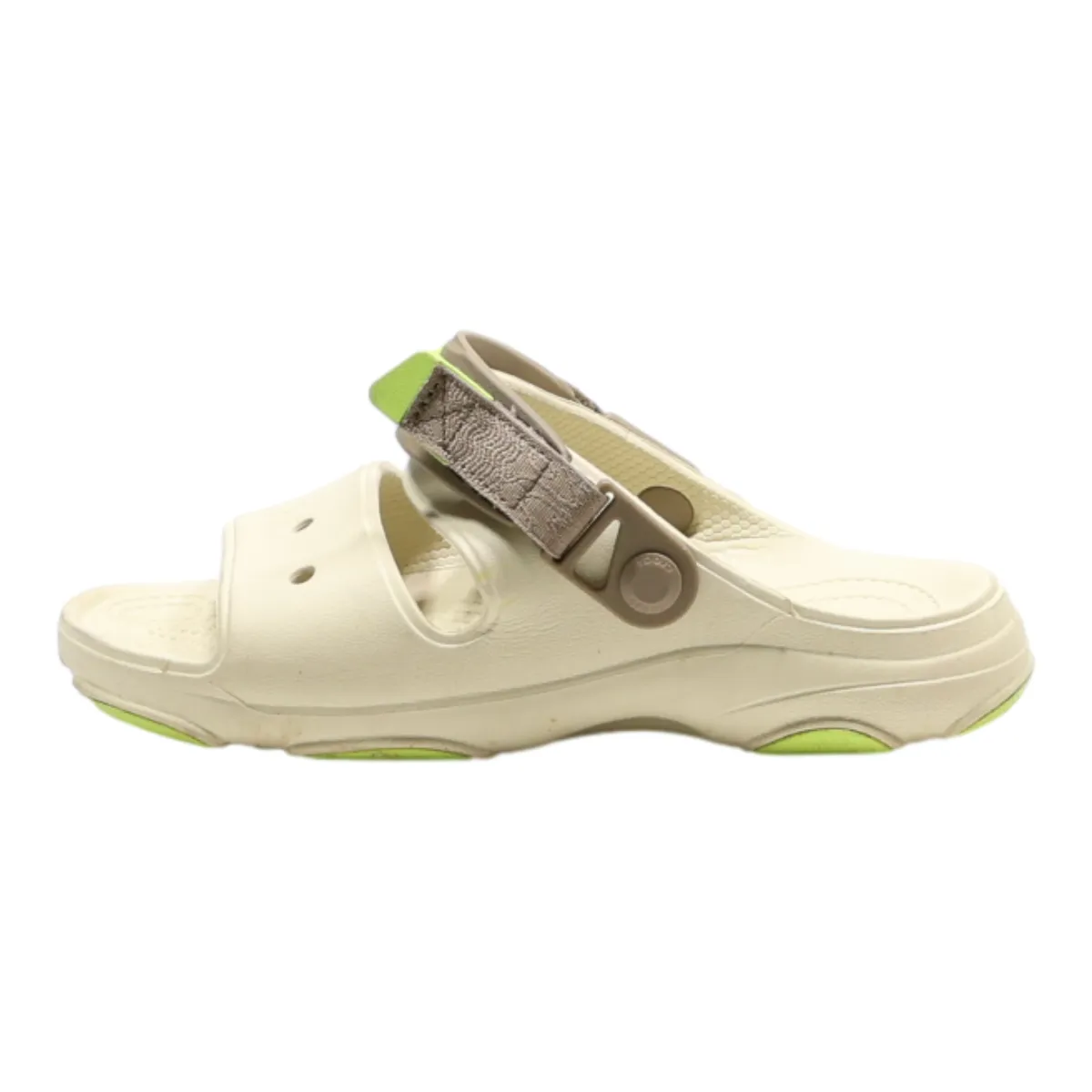 CROCS Slider Sandals Beige Synthetic Womens UK 5