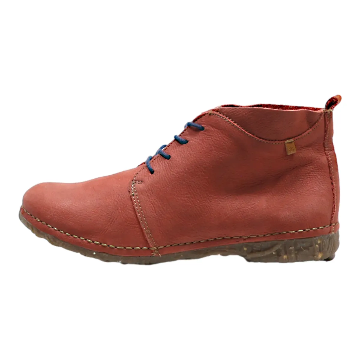 EL NATURALISTA Desert Boots Red Leather Womens UK 7