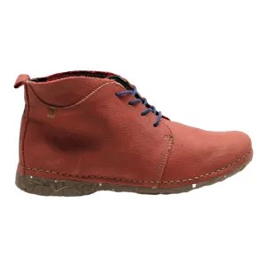 EL NATURALISTA Desert Boots Red Leather Womens UK 7