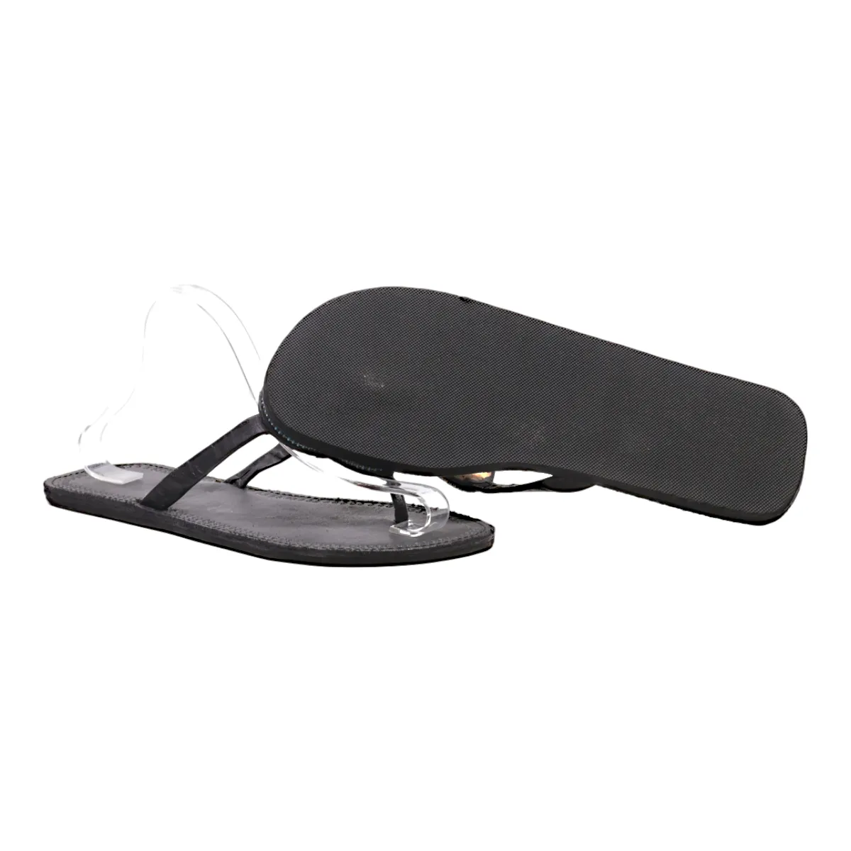 Flip Flop Sandals Black Synthetic Womens UK 9