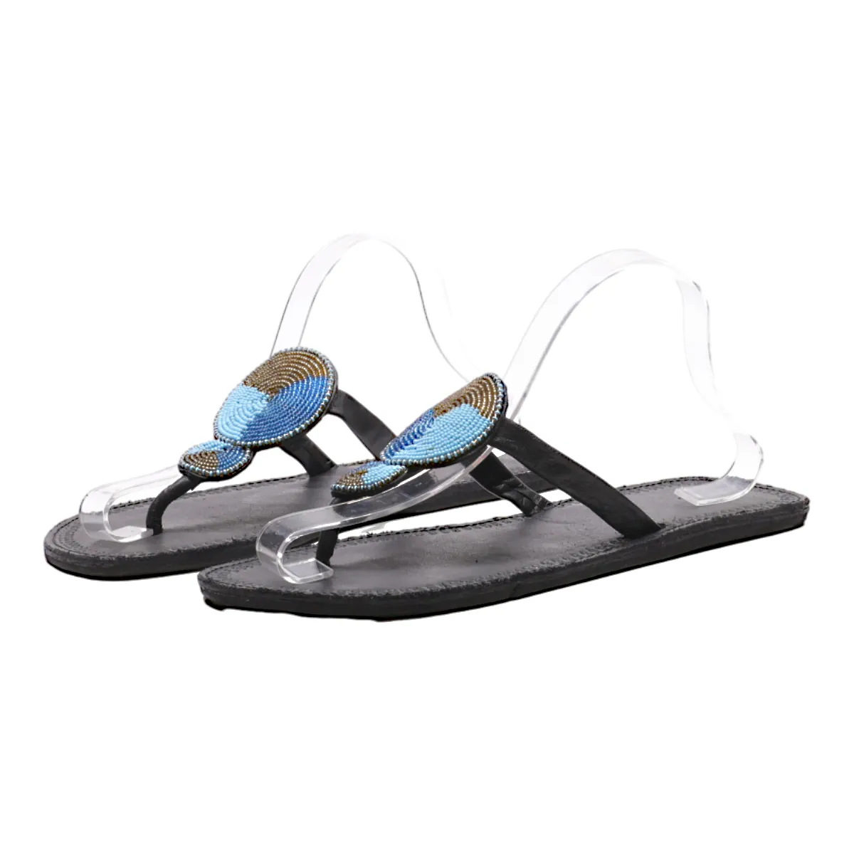 Flip Flop Sandals Black Synthetic Womens UK 9