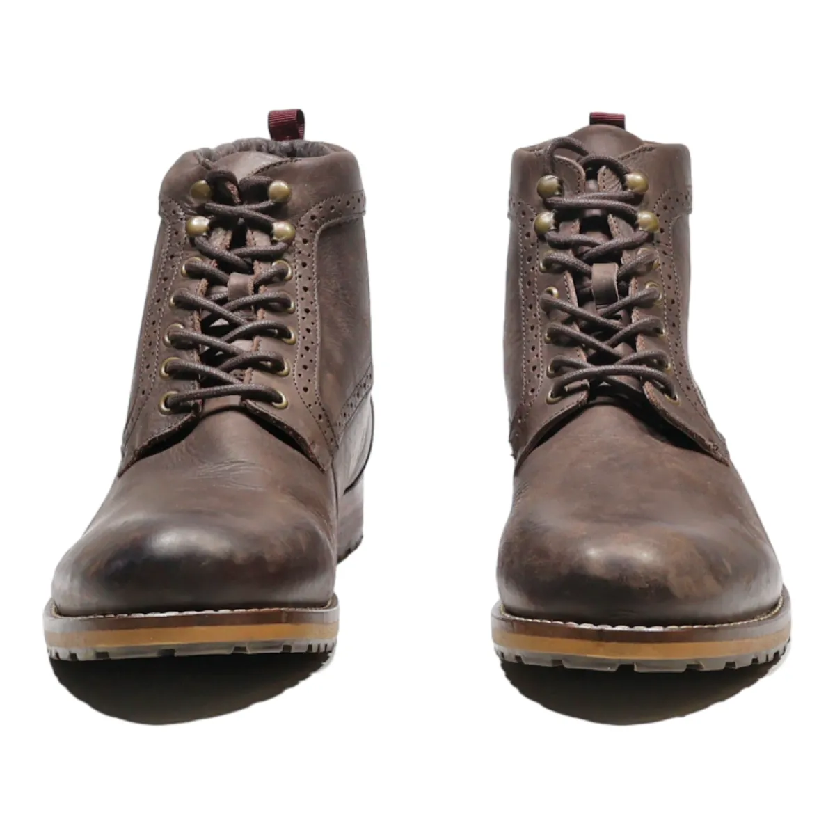 FLYER Desert Boots Brown Leather Mens UK 10