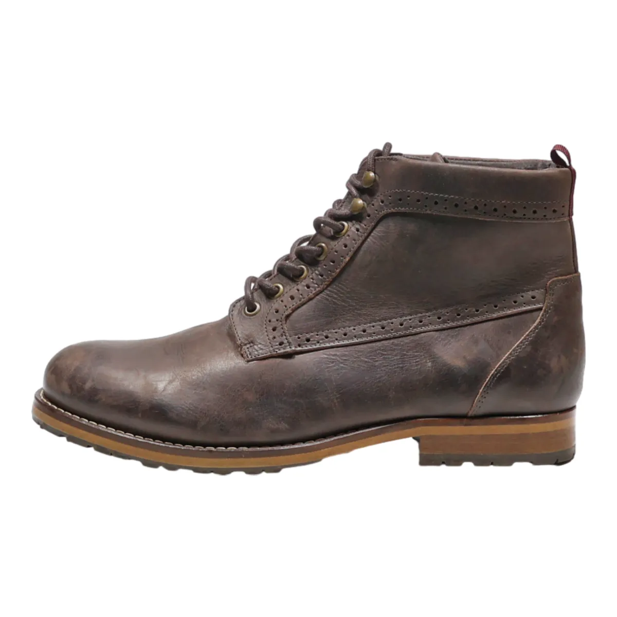 FLYER Desert Boots Brown Leather Mens UK 10