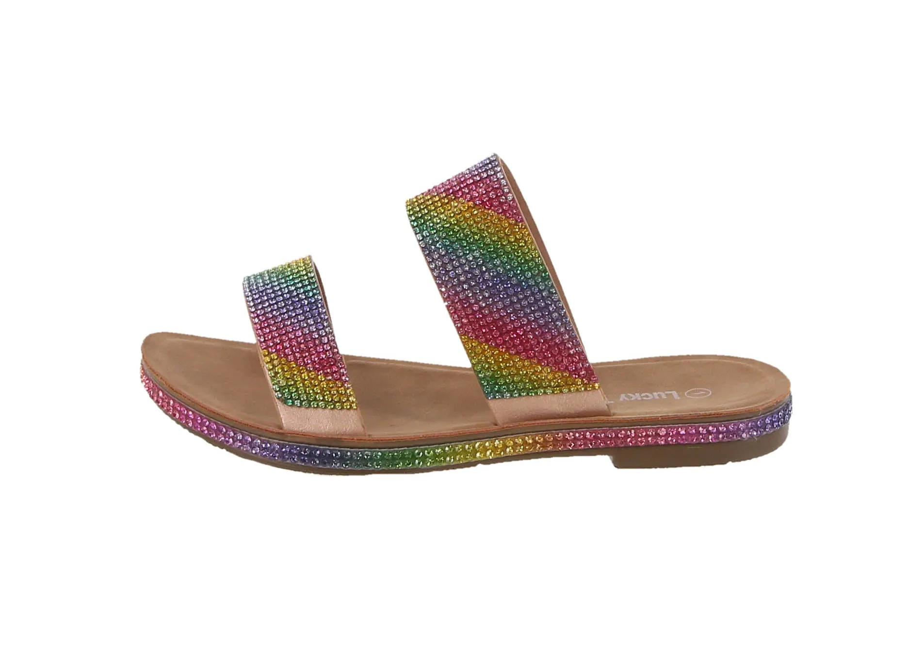 KID'S SHOES MULTI GLITTER SANDALS TYSON-9K