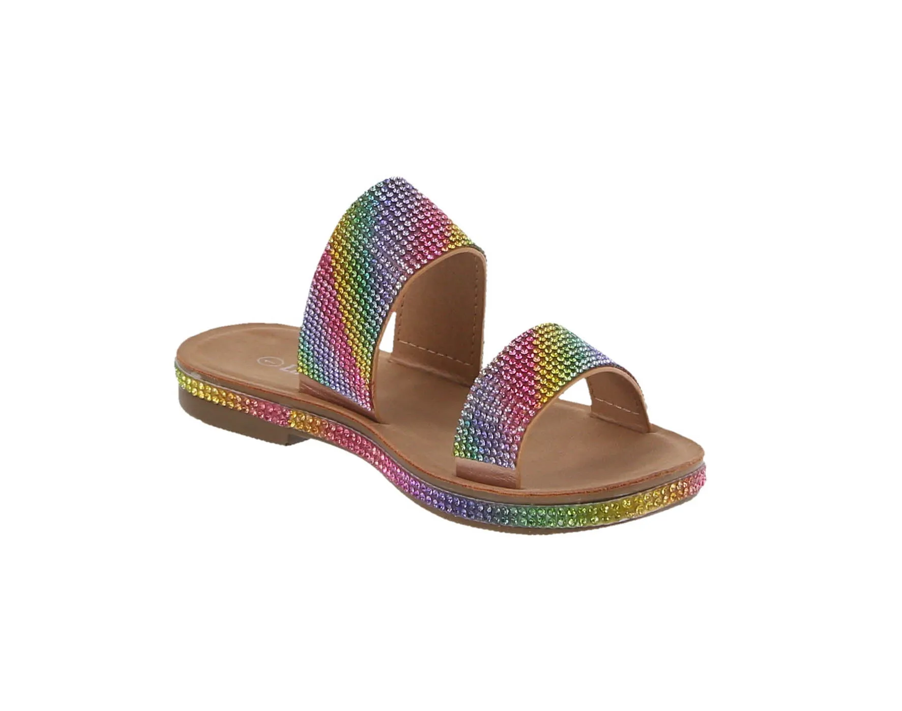 KID'S SHOES MULTI GLITTER SANDALS TYSON-9K