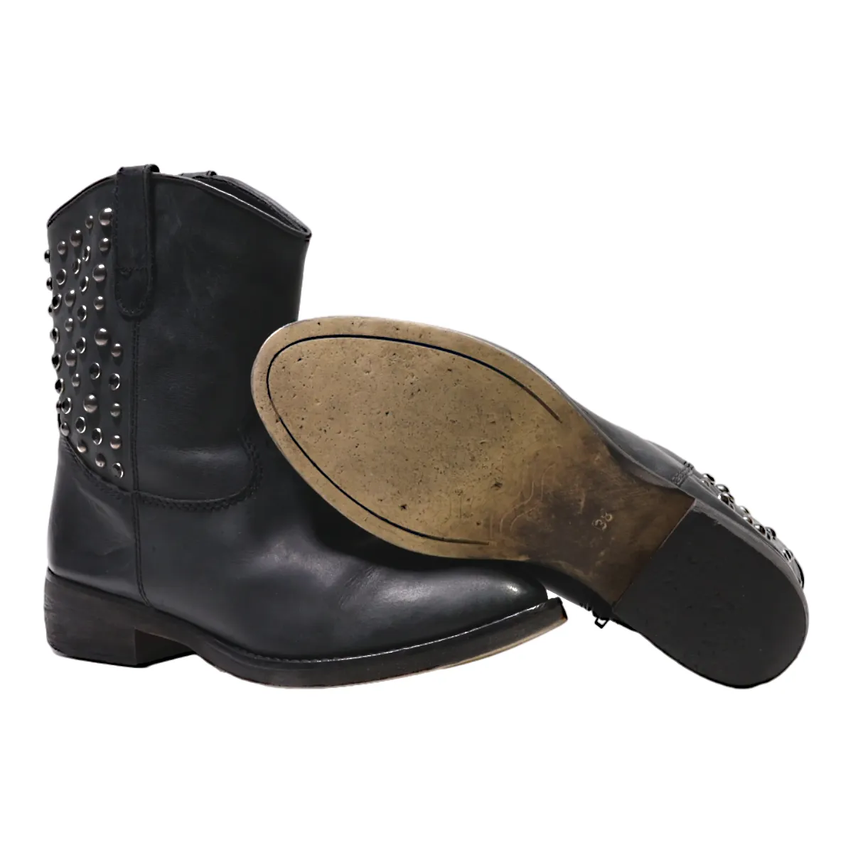 LA SCARPA Ankle Boots Black Leather Womens UK 5