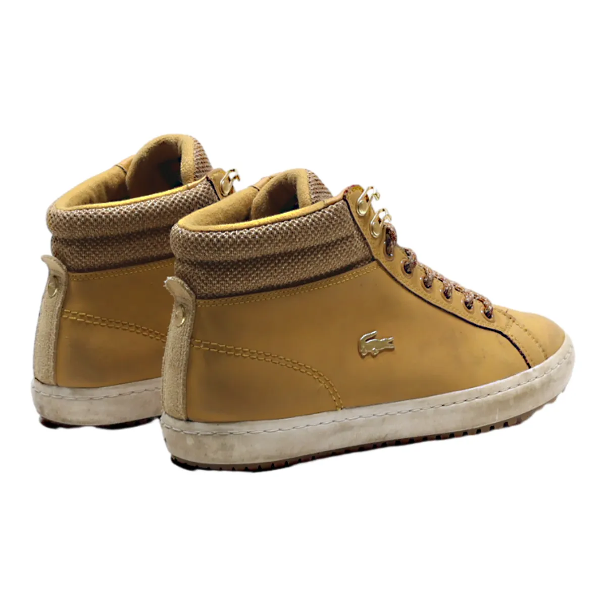 LACOSTE Desert Boots Brown Leather Womens UK 5