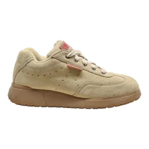 LEVI'S Sneaker Trainers Beige Suede Mens UK 7.5