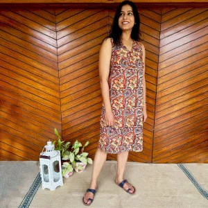Life in Bloom handblock cotton dress