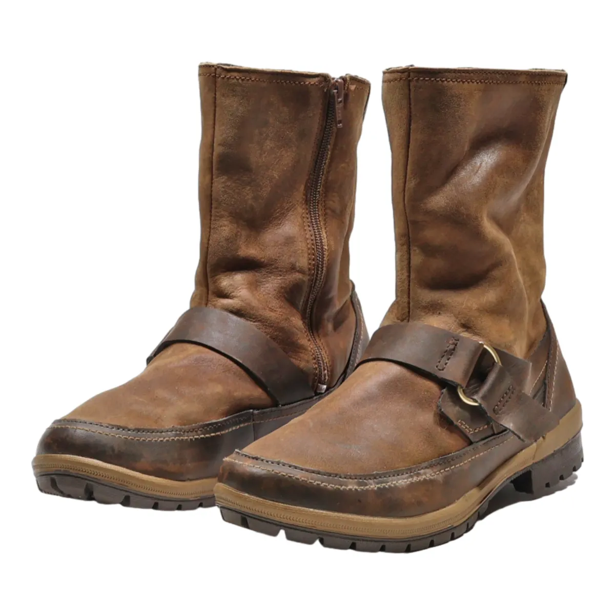 MERRELL High Boots Brown Leather Womens UK 6.5