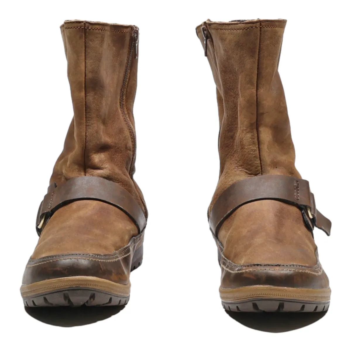 MERRELL High Boots Brown Leather Womens UK 6.5