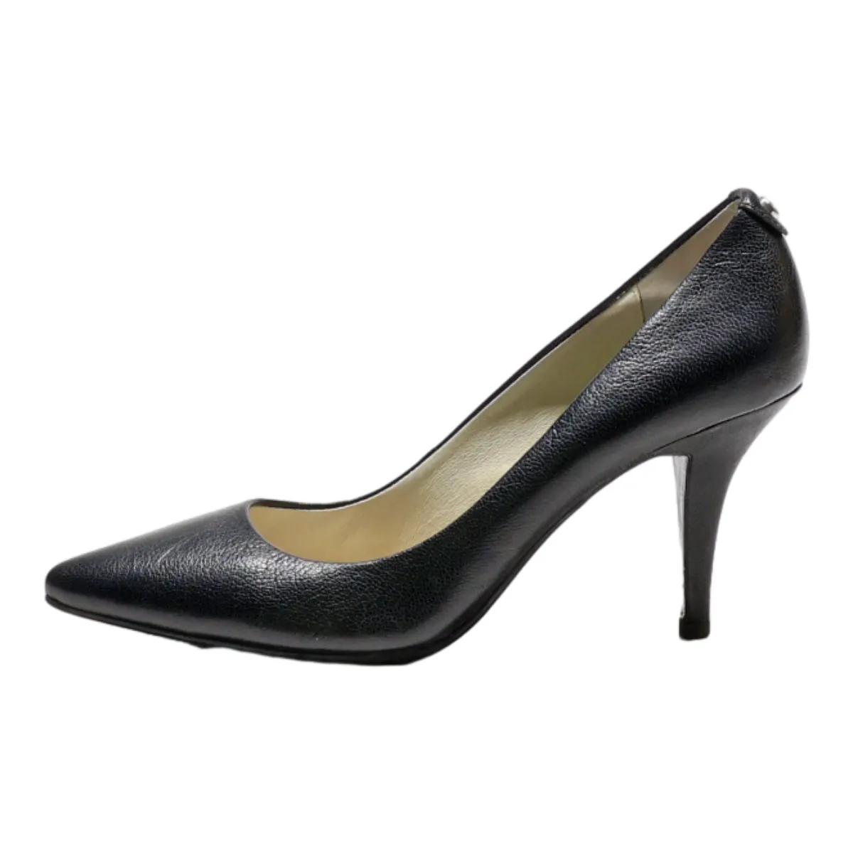 MICHAEL KORS Pump Heels Black Leather Womens UK 5