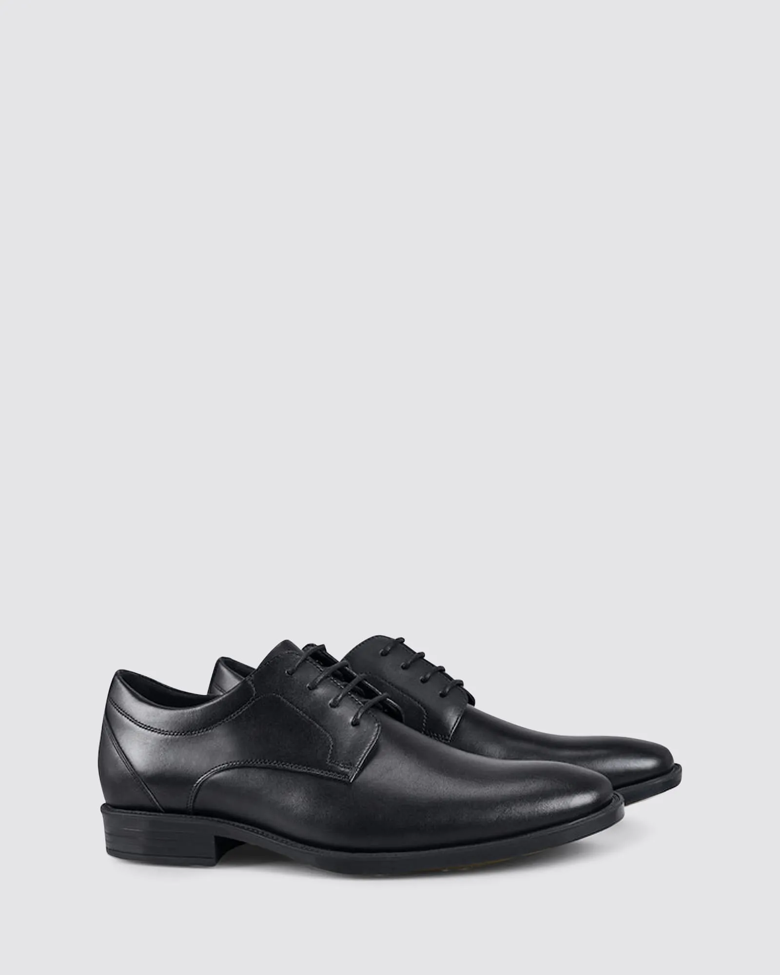 NABBED DRESS SHOES BLACK LEATHER