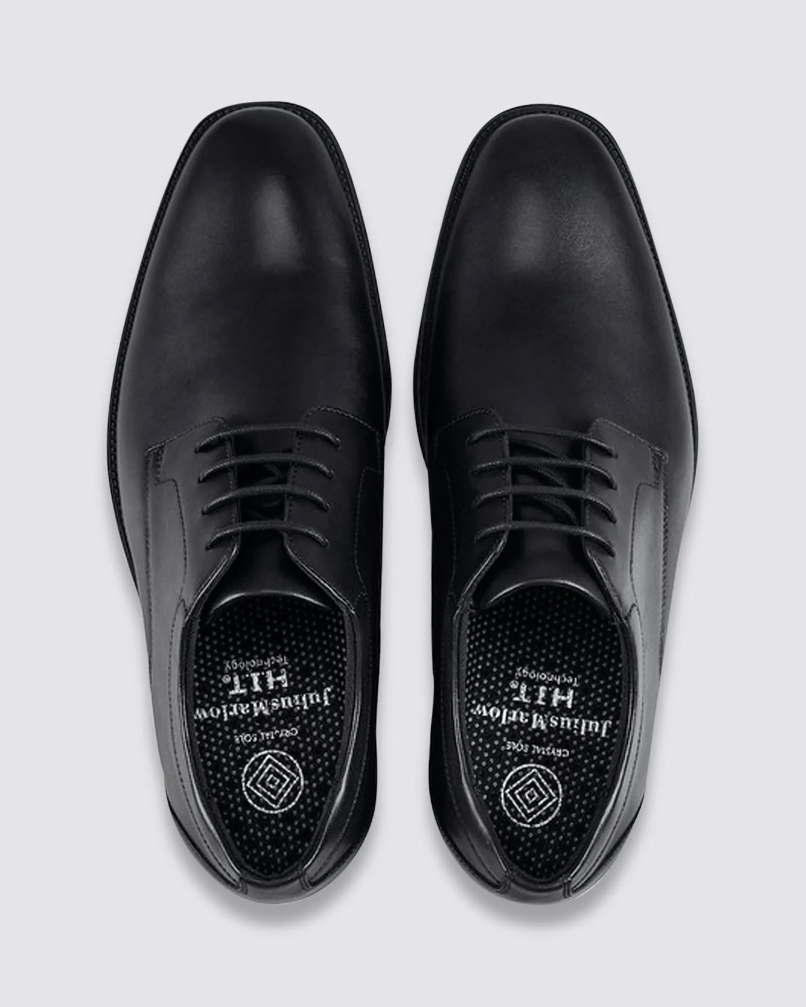 NABBED DRESS SHOES BLACK LEATHER
