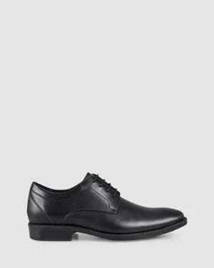 NABBED DRESS SHOES BLACK LEATHER