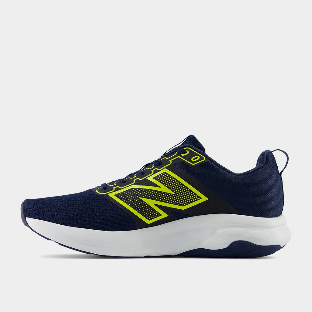 New Balance Mens 460v4 Performance Running Navy/yellow _ 182799 _ Navy