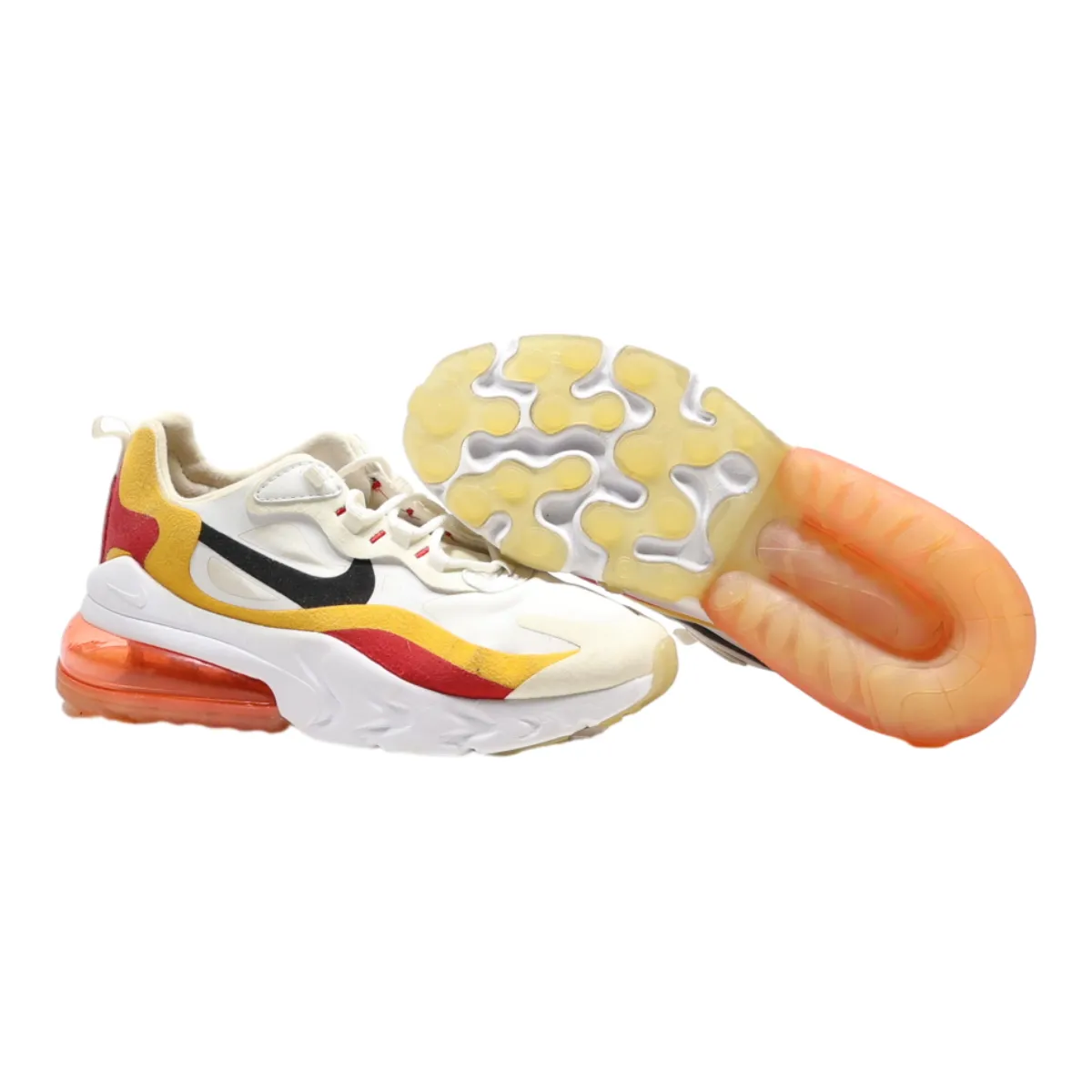 NIKE Platform Trainers White Synthetic Womens UK 4
