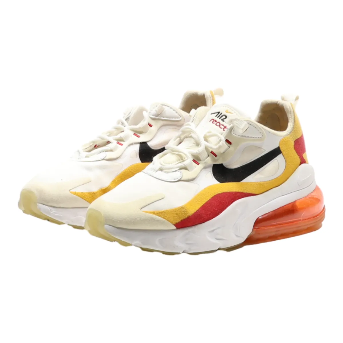 NIKE Platform Trainers White Synthetic Womens UK 4