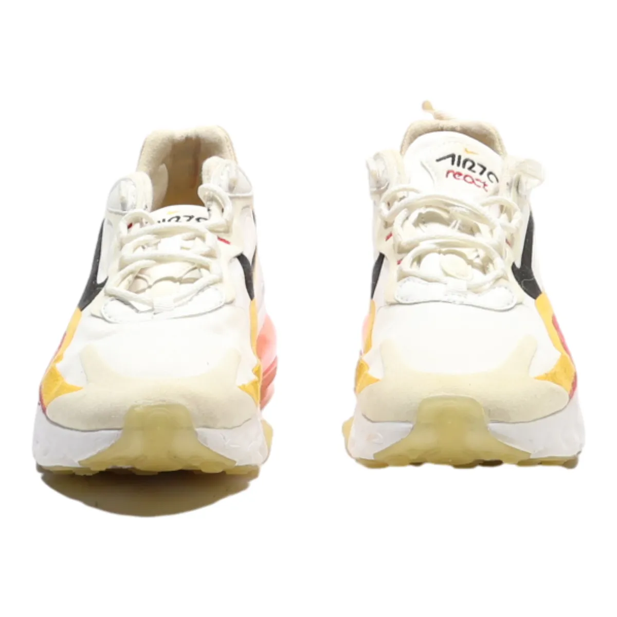 NIKE Platform Trainers White Synthetic Womens UK 4