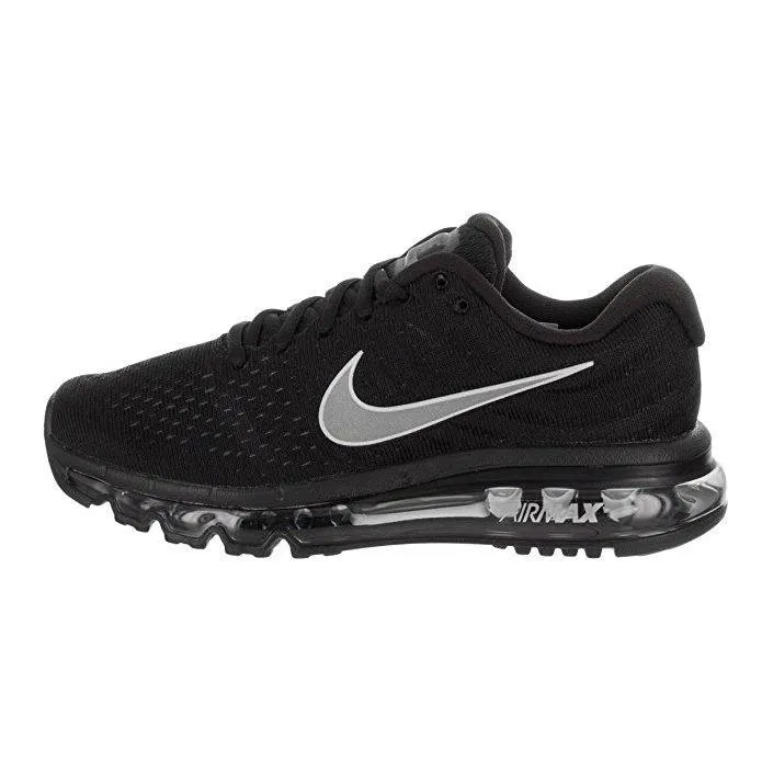 NIKE Womens Air Max 2017 Running Shoes Black/White/Anthracite 849560-001 Size 8