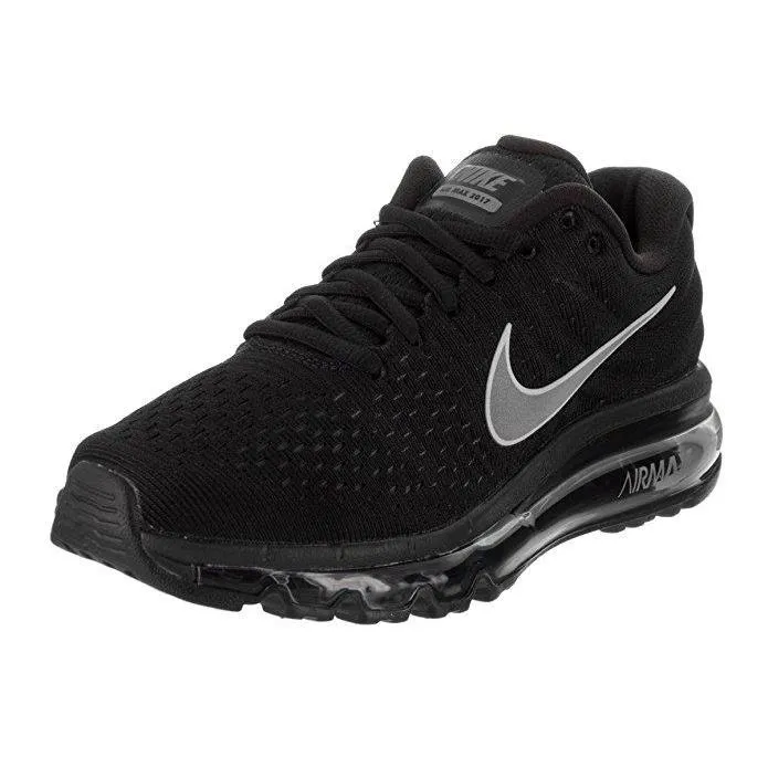 NIKE Womens Air Max 2017 Running Shoes Black/White/Anthracite 849560-001 Size 8