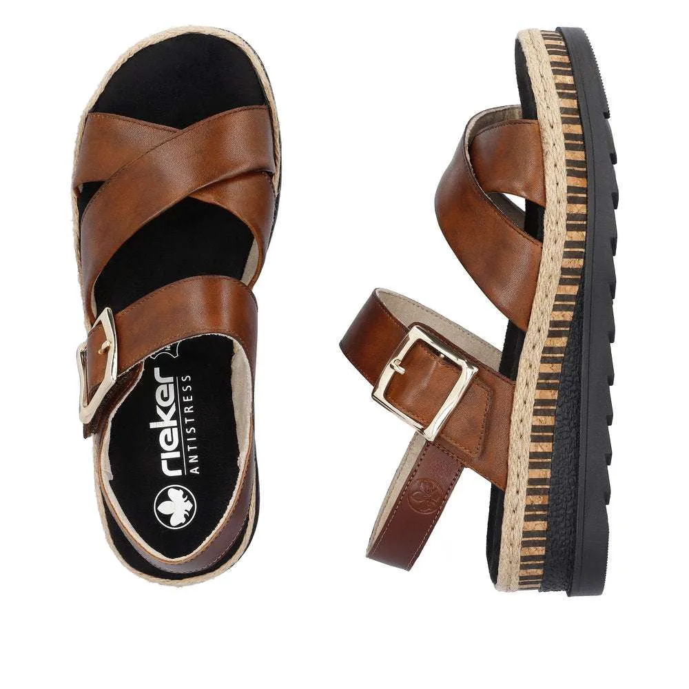 Rieker Multi Strap Sandal|V795124BR