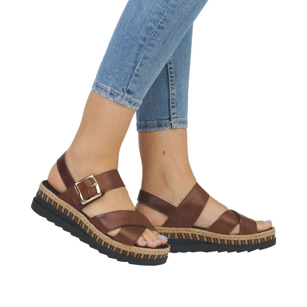 Rieker Multi Strap Sandal|V795124BR