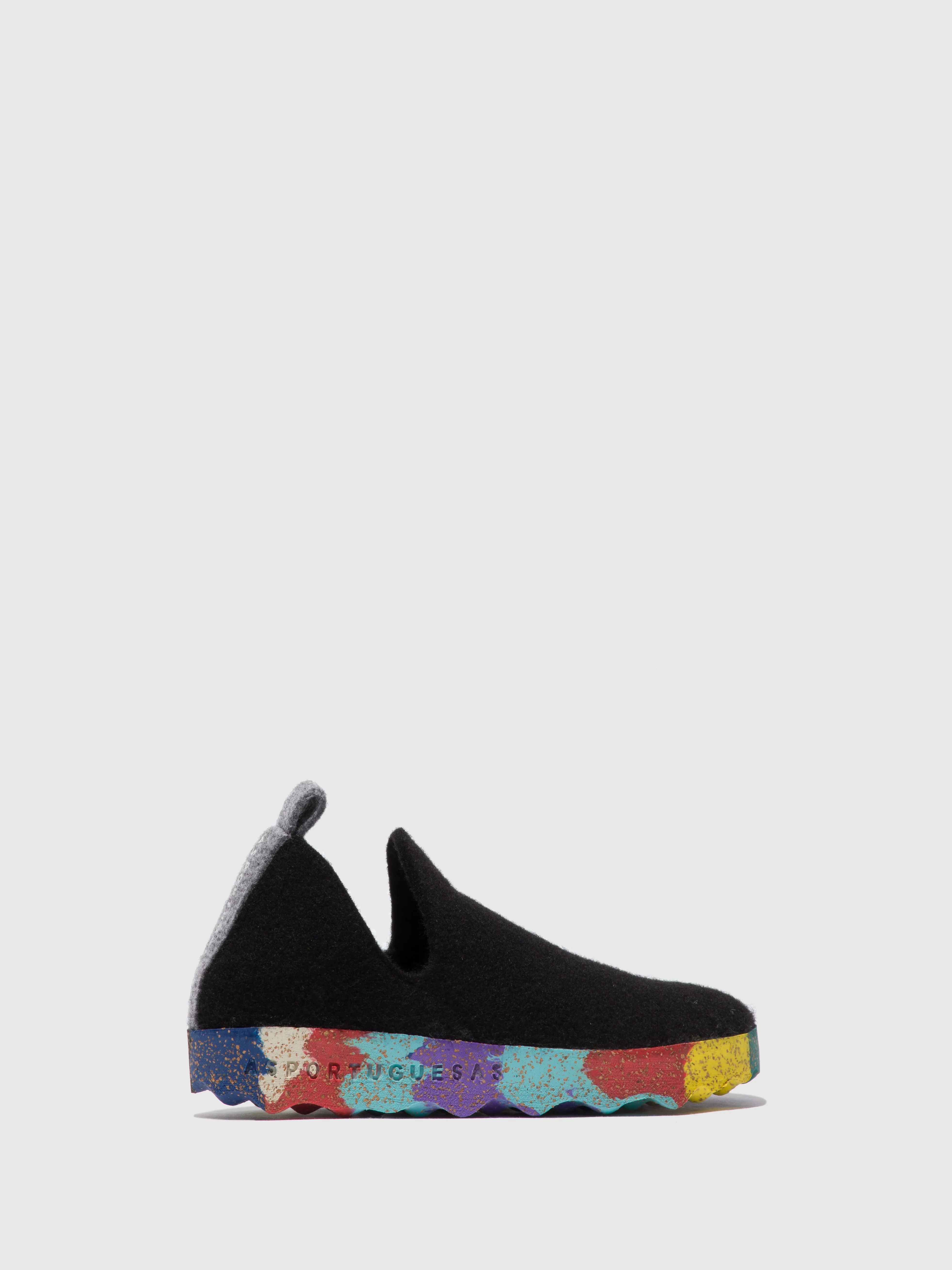 Round Toe Shoes CITY MULTI BLACK