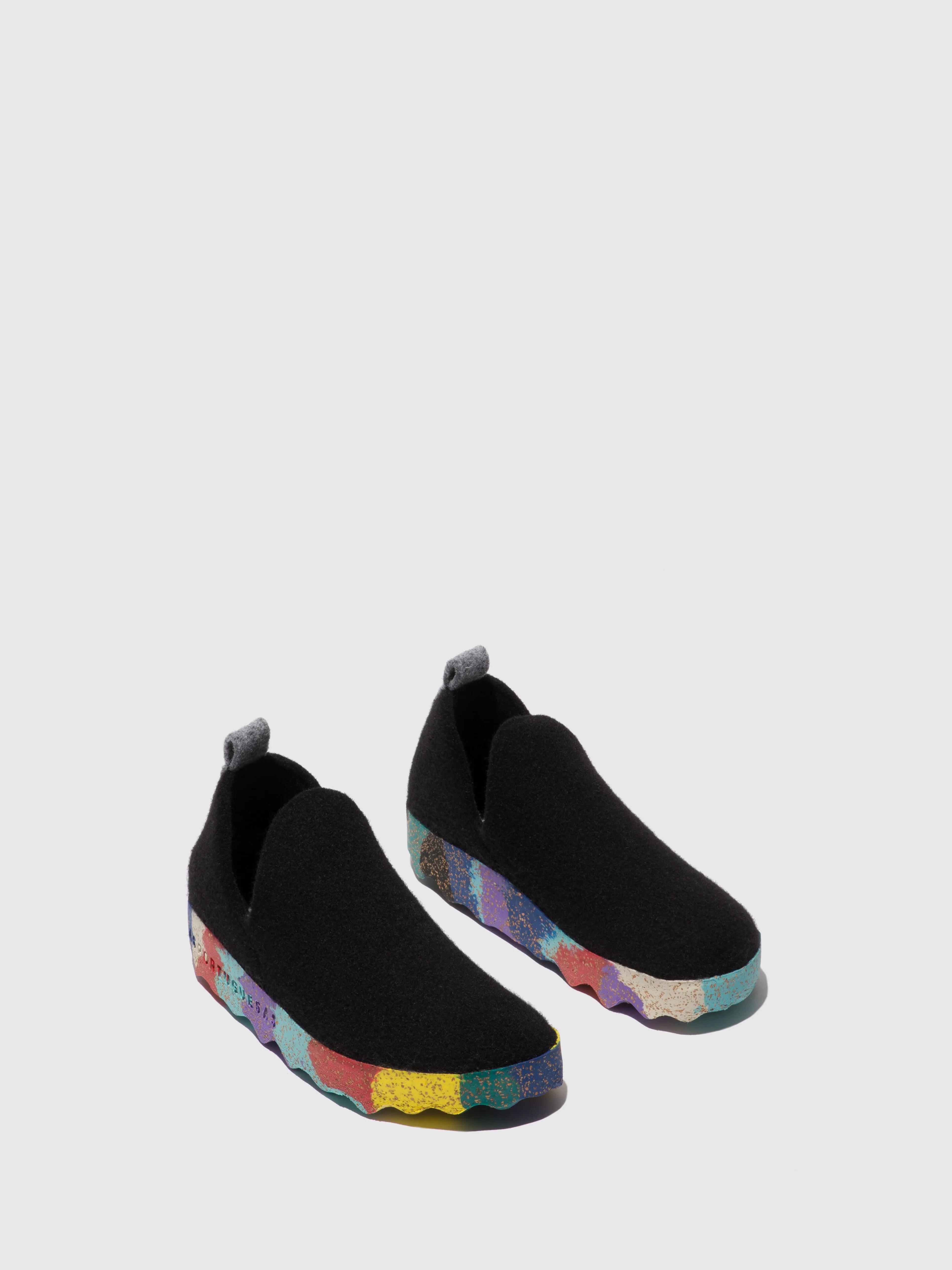Round Toe Shoes CITY MULTI BLACK
