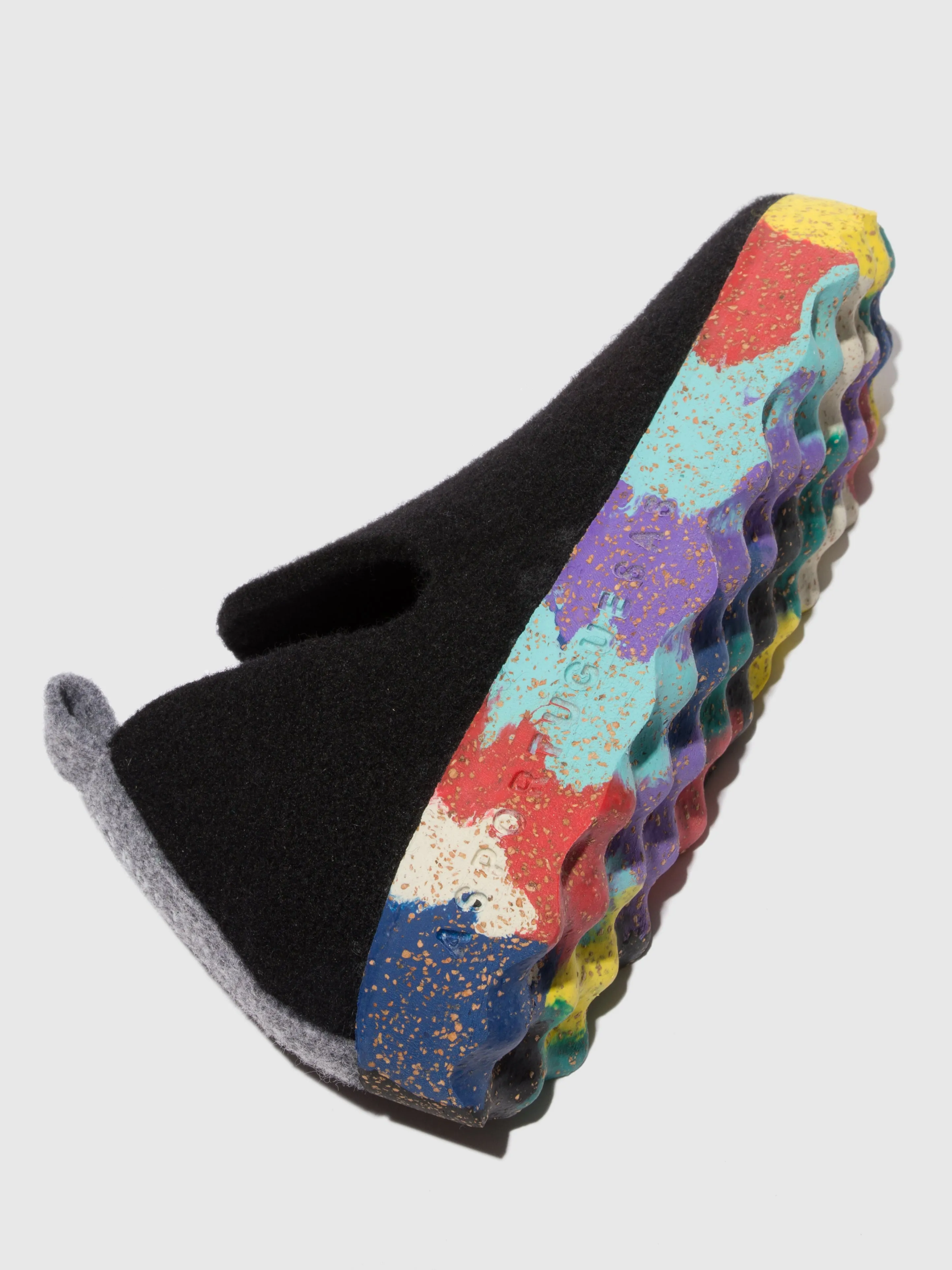 Round Toe Shoes CITY MULTI BLACK