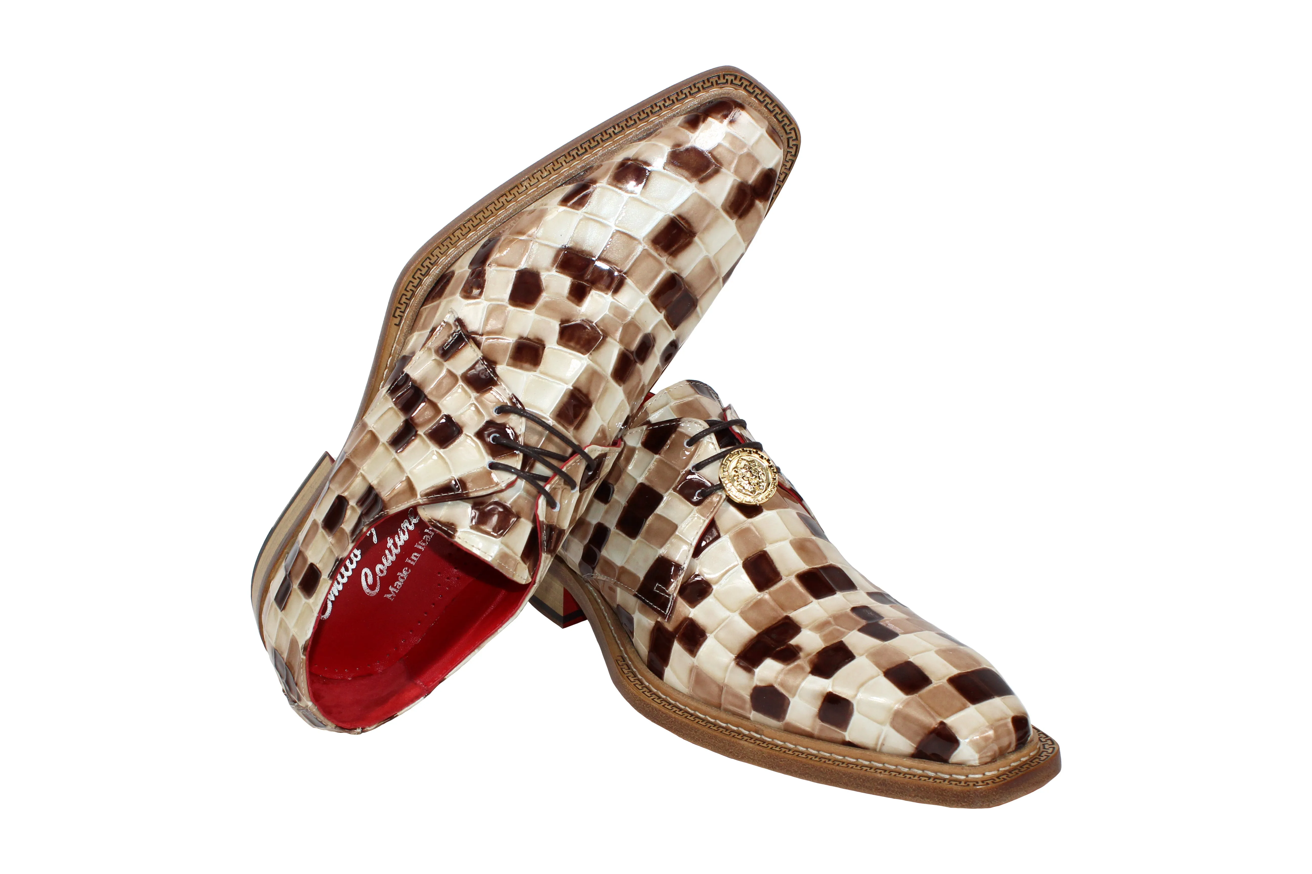 Santo - Multi Brown by Emilio Franco Couture
