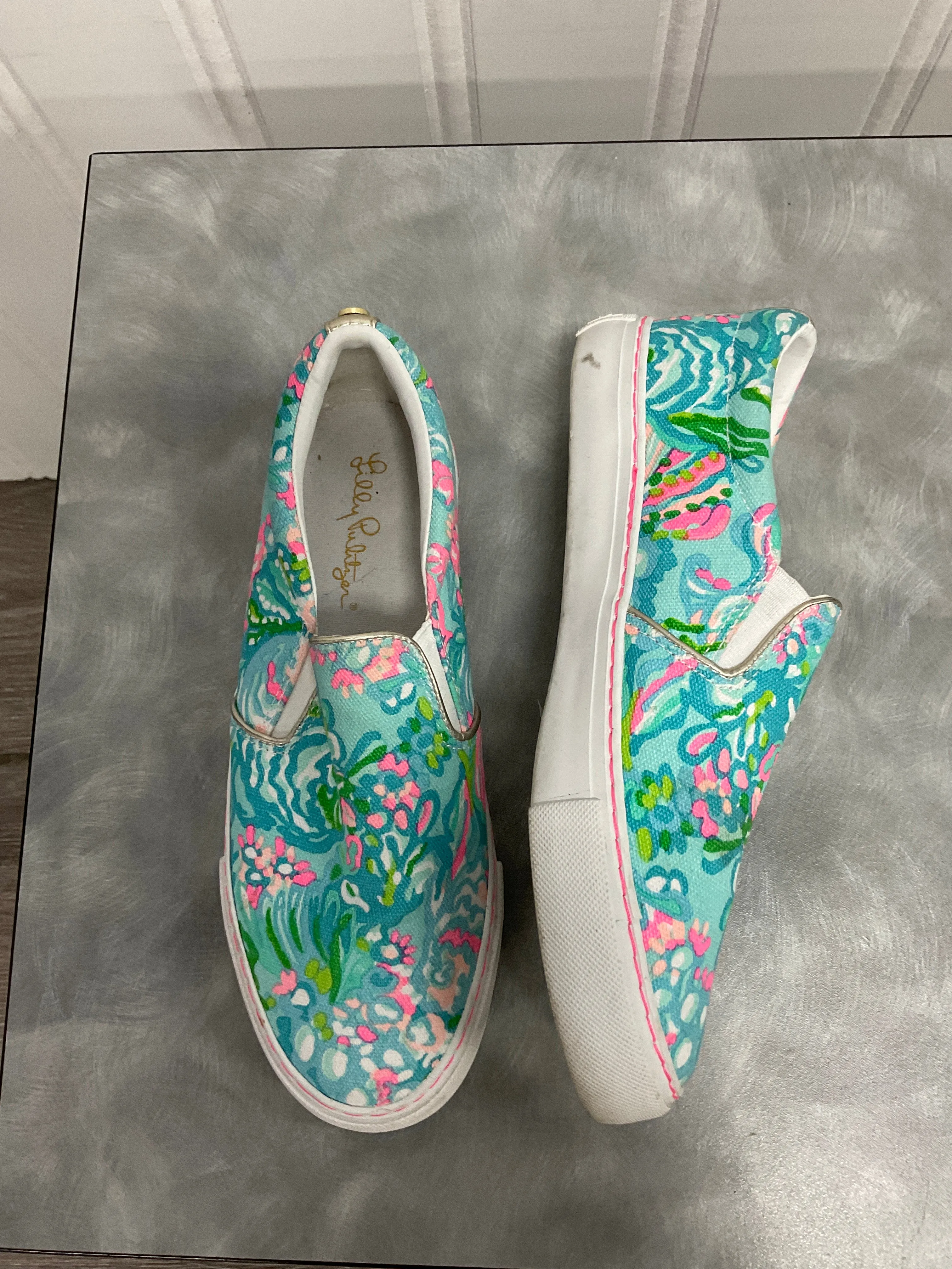 Shoes Designer By Lilly Pulitzer In Multi, Size:6