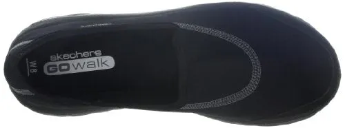 Skechers Performance Women's Go Walk Slip-On Walking Shoe,Black,9 M US