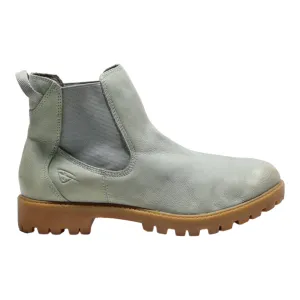 TAMARIS Chelsea Boots Blue Leather Womens UK 8