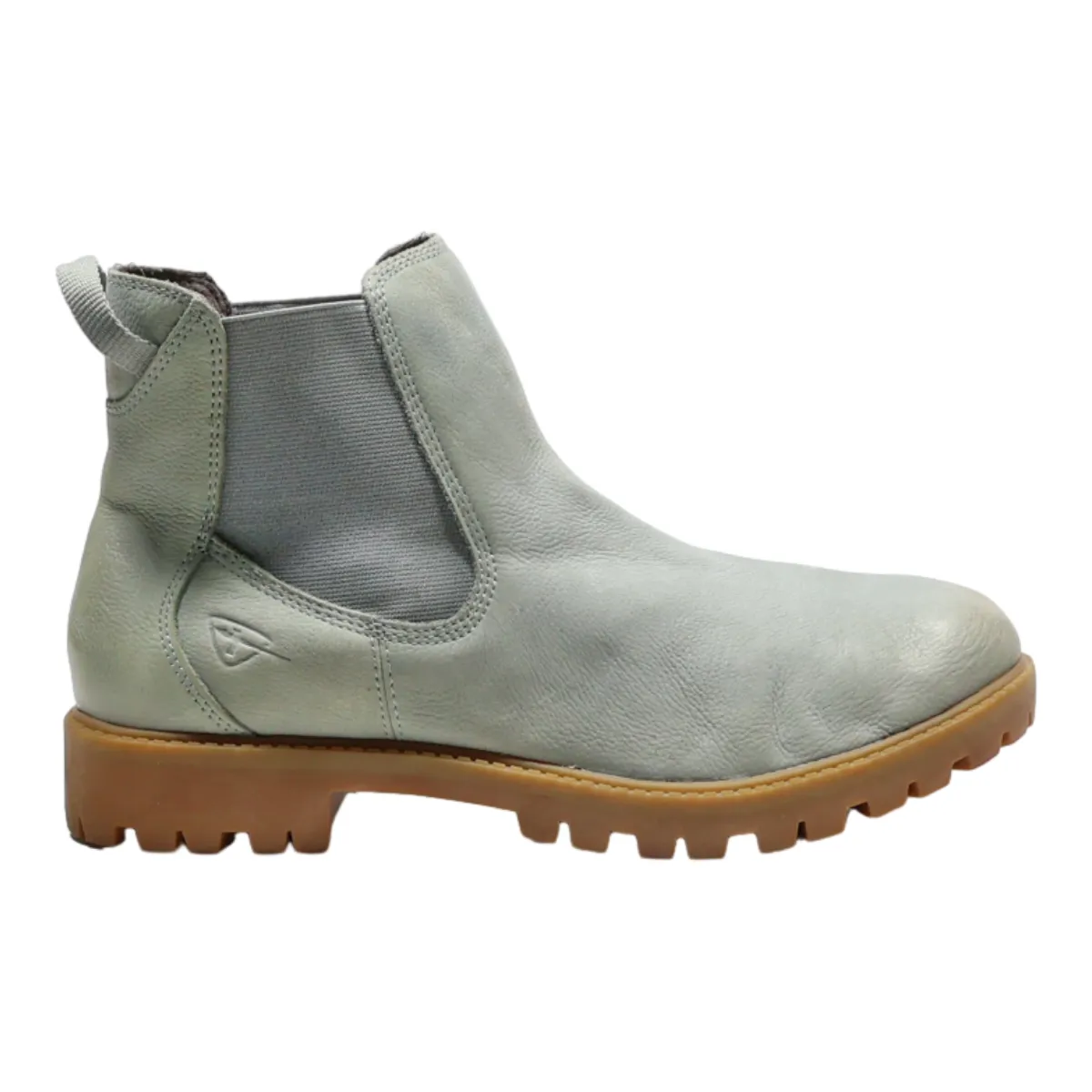 TAMARIS Chelsea Boots Blue Leather Womens UK 8