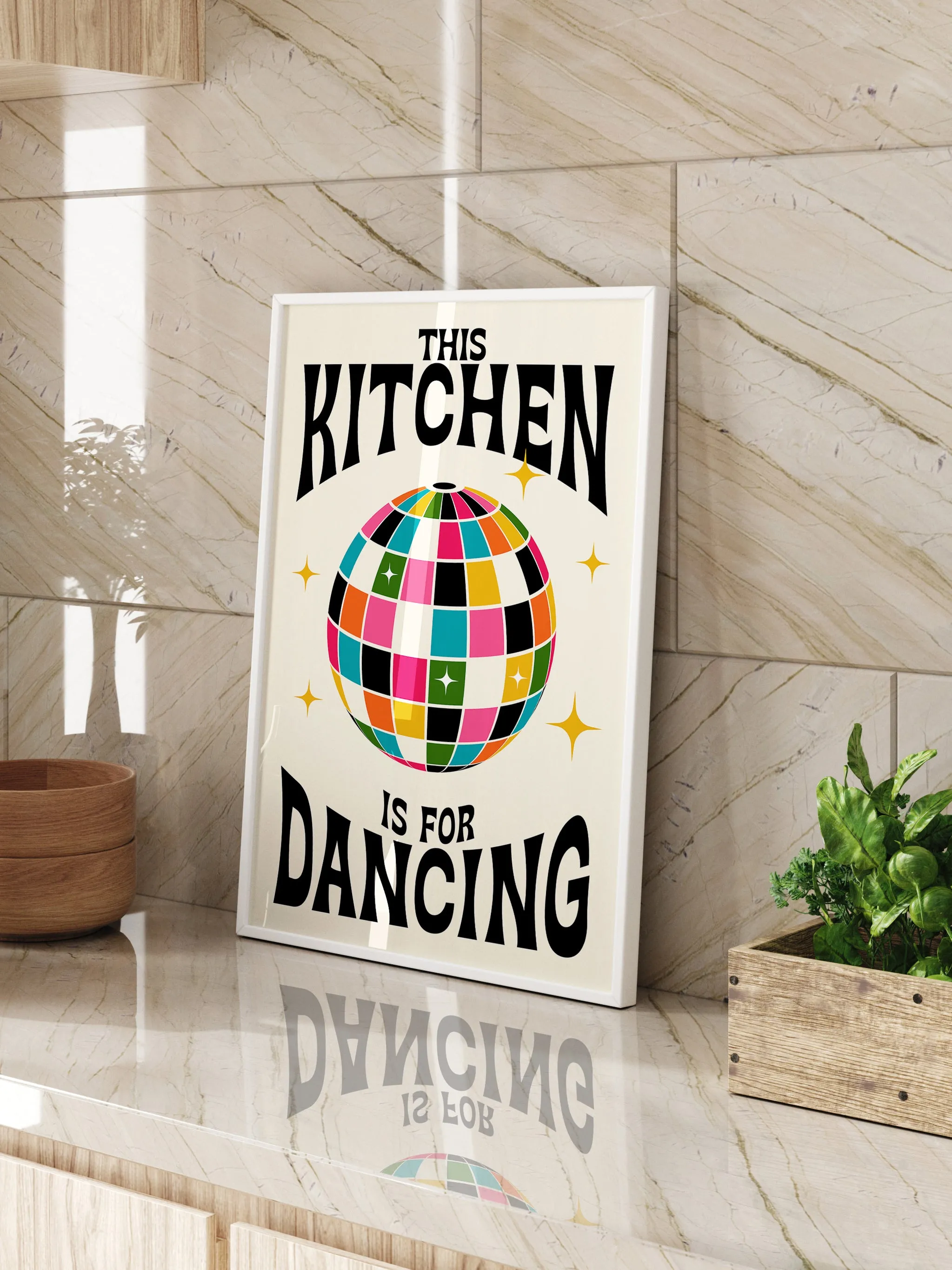 This Kitchen Is For Dancing Poster