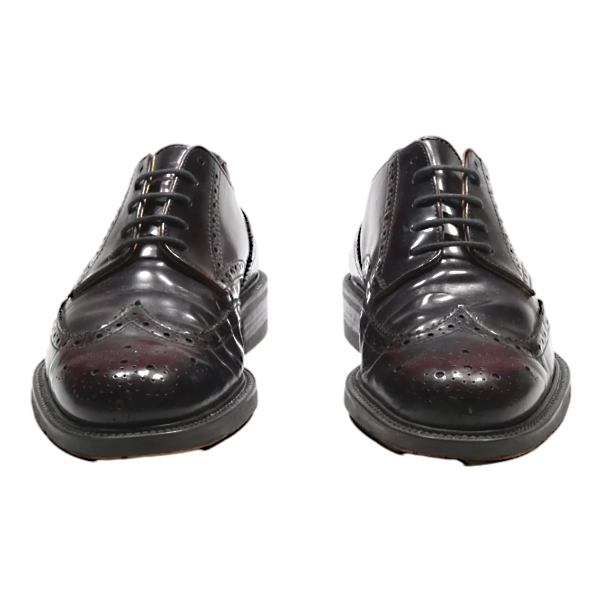 TOSI COMFORT Brogue Shoes Maroon Leather Mens UK 7