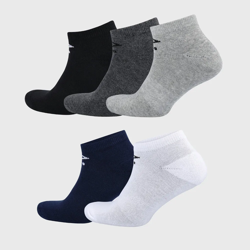 Umbro Unisex 5 Pack Core Multi Hidden Sock Multi _ 181581 _ Multi