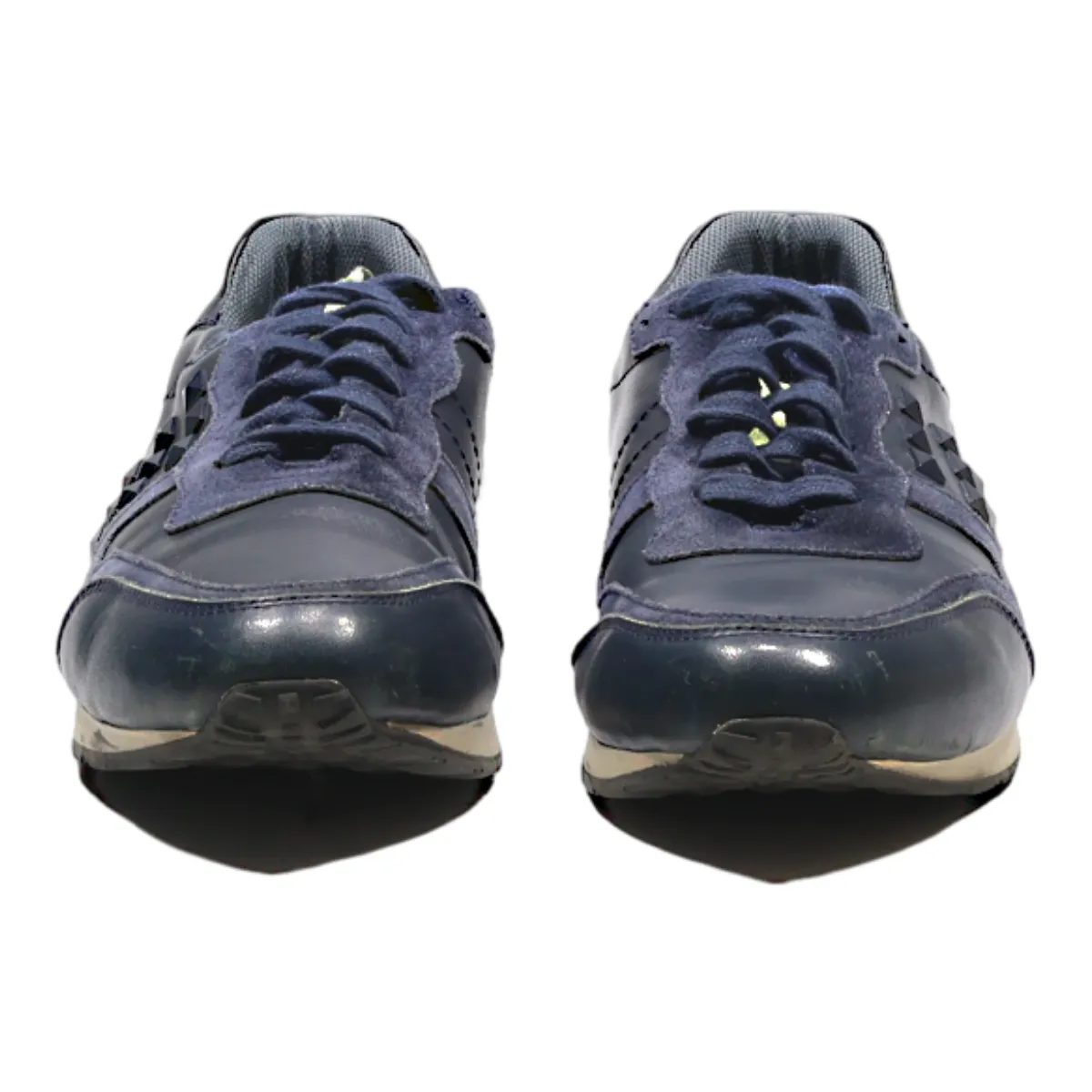VALENTINO Sneaker Trainers Blue Leather Mens UK 9