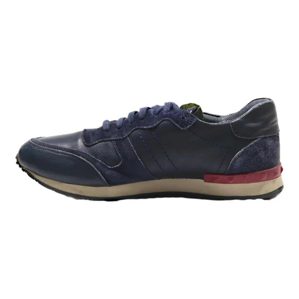 VALENTINO Sneaker Trainers Blue Leather Mens UK 9
