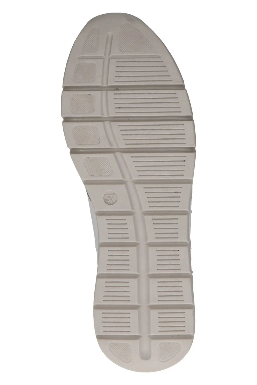 Wide Fit Trainers with Zip Fastening - White/Silver